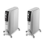 De'Longhi Dragon 4 TRD41025T Oil Filled Radiator - White & Dragon 4 TRD40820T Oil Filled Radiator- White