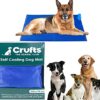 Extra Large Crufts 110 X 70CM PET DOG CAT SELF COOLING MAT MATTRESS HEAT RELIEF NON-TOXIC BEDDING