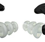 SureFire EP5 Sonic Defenders Max Full-Block Earplugs, triple flanged design, reusable, Black, Small