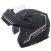 Zorax Matt Black/White XL (61-62cm) ZOR-838 Double Visor Modular Flip up front Motorcycle Motorbike Helmet ECE 2205 Approved