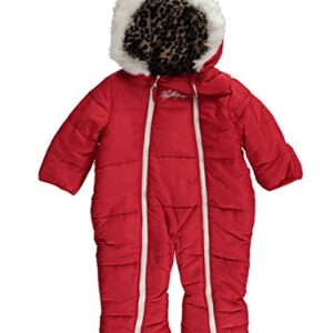 Weatherproof Baby-Girls Double Zipper Polyfilled Puffer Pram (24 Months)