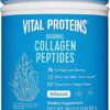 Vital Proteins Collagen Peptides Powder with Hyaluronic Acid and Vitamin C, Unflavored, 20 oz