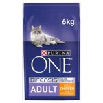 Purina ONE Adult Dry Cat Food Chicken and Wholegrains 6kg
