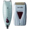 Andis 17195 Finishing Combo T-Outliner Trimmer & Pro Foil Lithium Titanium Foil Shaver - Professional Finishing Hair Clippers and Trimmer Kit for Men