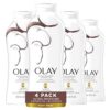 Olay Ultra Moisture Coconut Oasis Body Wash, for Smooth and Healthy Looking Skin, 22 Fl Oz (Pack of 4)