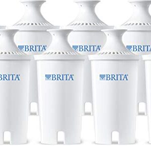 Brita Standard Water Filter, Standard Replacement Filters for Pitchers and Dispensers, BPA Free, 8 Count