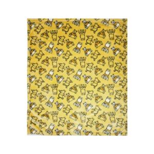 Disney Cudlie Baby Winnie The Pooh 1-Ply Flannel Fleece with Happy Days Print