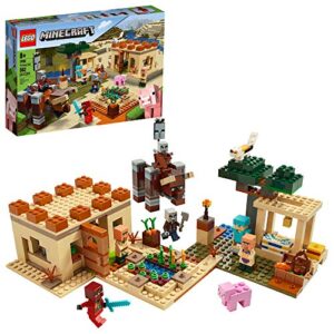 LEGO Minecraft The Villager Raid 21160 Building Toy Action Playset Gift for Boys and Girls Who Love Minecraft and Kai (562 Pieces)