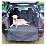 Sakura Boot Liner Bumper Protector For Cars SS4612 - Universal Fit Heavy Duty Wipe Clean Tear Proof – Protects Carpet From Dogs Pets Mud Water Rubbish Tools Shopping, Black